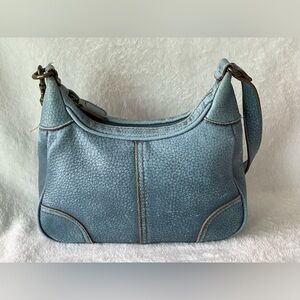Vintage Y2K blue mini vegan purse handbag